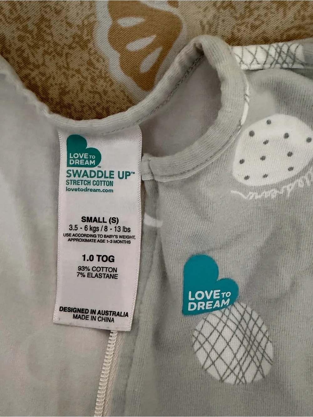 Love to Dream Swaddle Up Stretch Cotton Swaddle Olive Size Small 1-3M